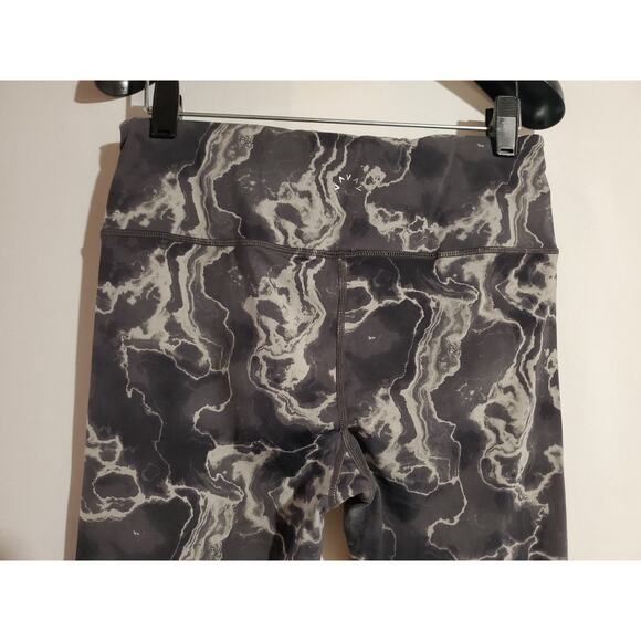 Varley Bedford Marble 7/8 Leggings Womens Size M High Rise Active Pockets Gray - Picture 4 of 9